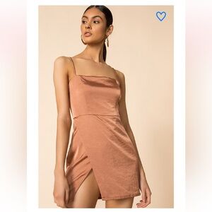 Superdown Gianna Slit Mini Dress